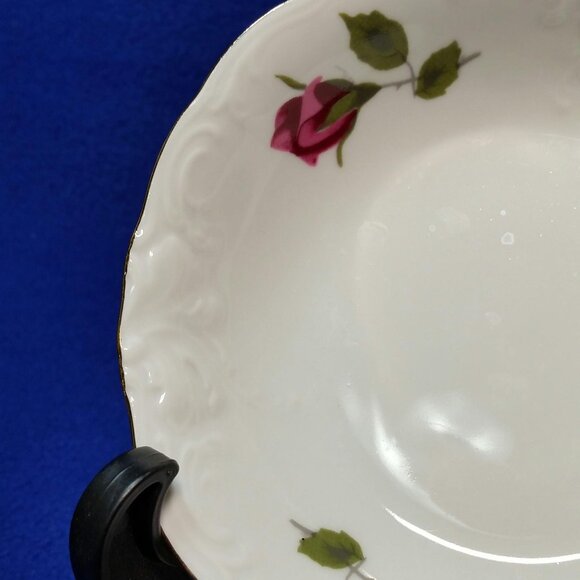 Royal Kent Red Roses Dessert Bowl Set Sauce Fruit Bowl Set of 4 Poland Pre-Owned - Picture 6 of 10